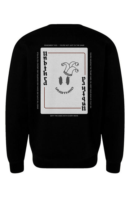 UNBTHRD Playing Card Sweatshirt